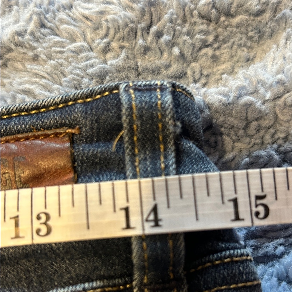 PAIGE Dark Blue Straight Leg Jeans - Picture 7 of 8